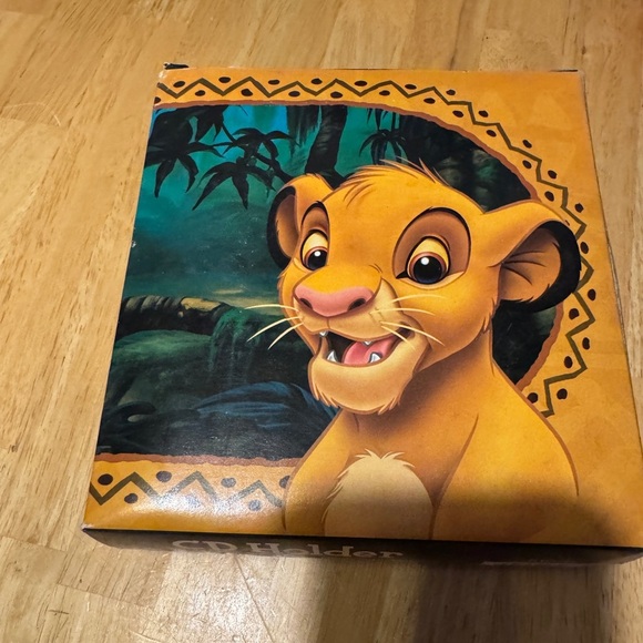 New Vintage Lion King Simba Cd holder storage case - Picture 1 of 7
